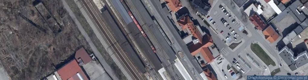 Zdjęcie satelitarne Kędzierzyn Koźle (stacja kolejowa)