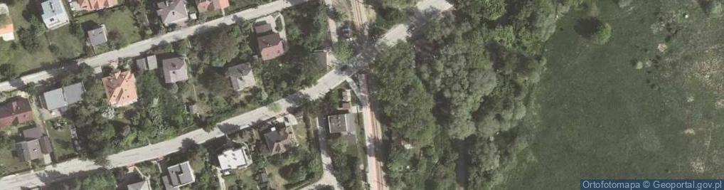 Zdjęcie satelitarne Kraków Bieżanów Drożdżownia