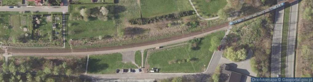 Zdjęcie satelitarne Łaziska Górne