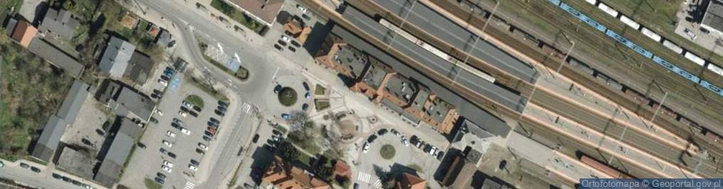 Zdjęcie satelitarne Malbork