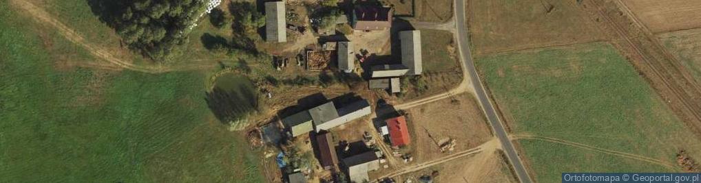 Zdjęcie satelitarne Puszcza Rządowa (przystanek kolejowy)