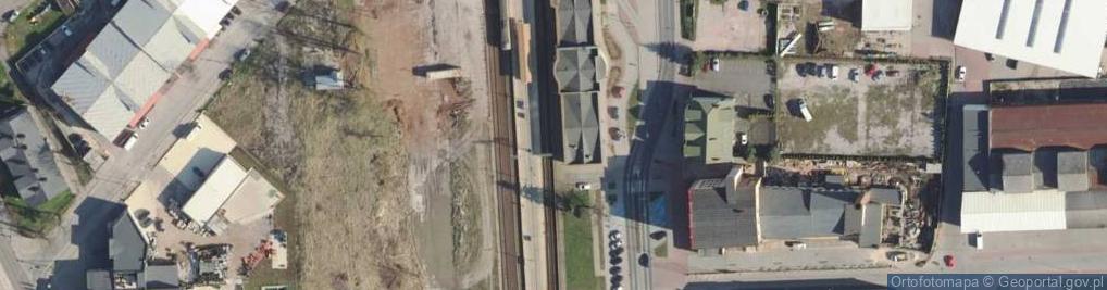 Zdjęcie satelitarne Radomsko (stacja kolejowa)