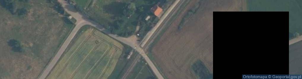 Zdjęcie satelitarne Sławki (przystanek kolejowy)