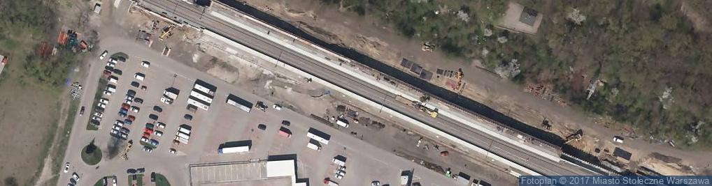 Zdjęcie satelitarne Stacja kolejowa Warszawa Targówek