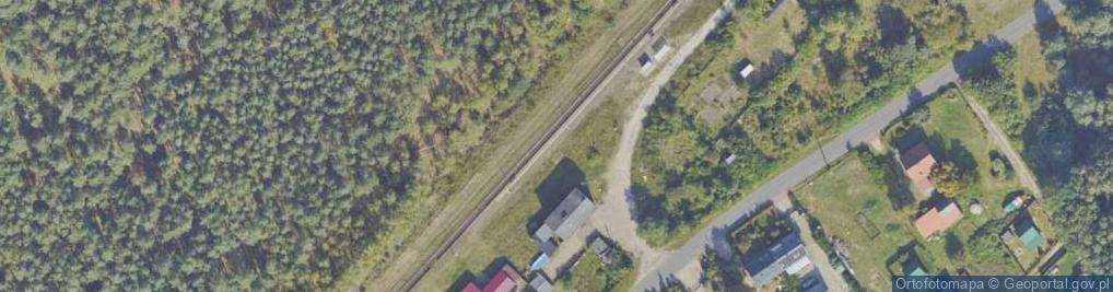 Zdjęcie satelitarne Strączno