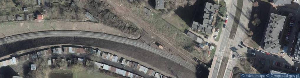 Zdjęcie satelitarne Szczecin Pomorzany (przystanek kolejowy)