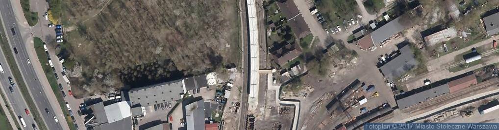 Zdjęcie satelitarne Warszawa Zachodnia peron 8