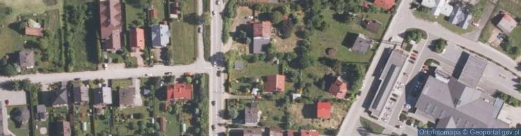 Zdjęcie satelitarne Węgierska Górka (stacja kolejowa)