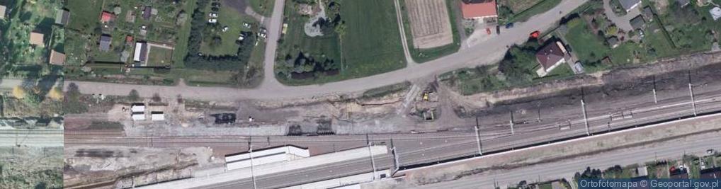 Zdjęcie satelitarne Zabrzeg