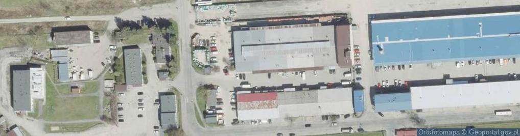 Zdjęcie satelitarne Leko. Hurtownia zabawek