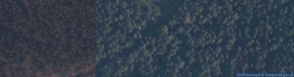 Zdjęcie satelitarne Nierówna i dziurawa droga