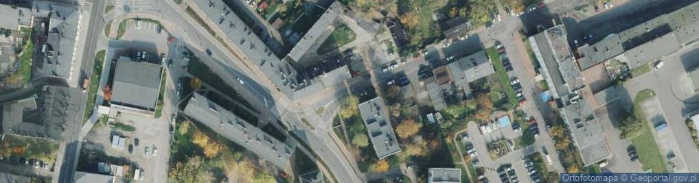 Zdjęcie satelitarne Nierówności i wyboje