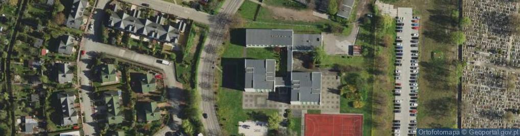 Zdjęcie satelitarne Szkoła Podstawowa nr 18 Z oddziałami integracyjnymi