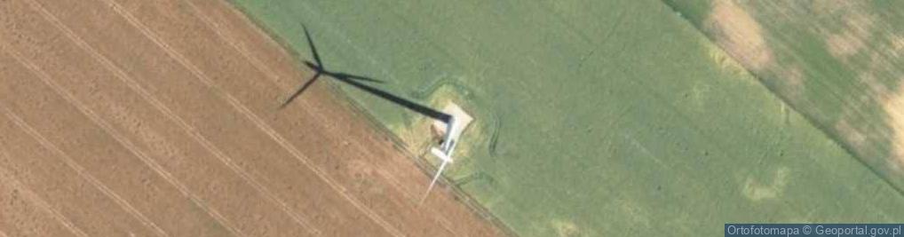 Zdjęcie satelitarne Elektrownia wiatrowa
