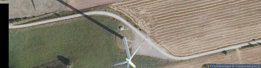 Zdjęcie satelitarne Elektrownia wiatrowa