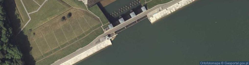 Zdjęcie satelitarne Elektrownia wodna