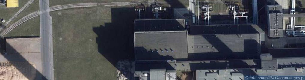 Zdjęcie satelitarne Elektrownia