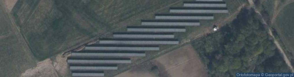 Zdjęcie satelitarne Farma fotowoltaiczna