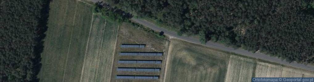 Zdjęcie satelitarne Farma solarna