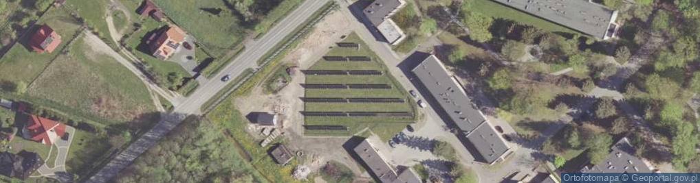 Zdjęcie satelitarne farma solarna
