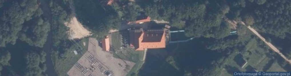 Zdjęcie satelitarne Mała elektrownia wodna