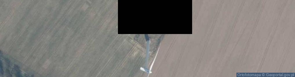 Zdjęcie satelitarne Turbina wiatrowa farmy wiatrowej "Bardy"