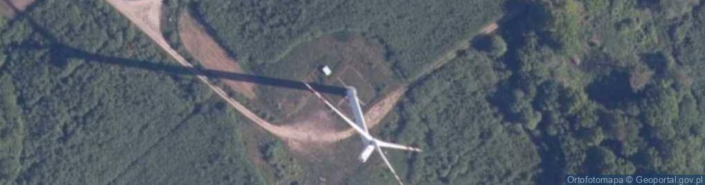 Zdjęcie satelitarne Turbina wiatrowa farmy wiatrowej "Barzowice"