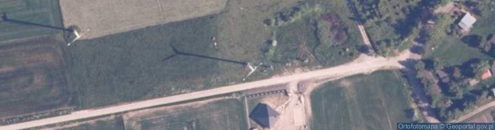 Zdjęcie satelitarne Turbina wiatrowa farmy wiatrowej "Cisowo"