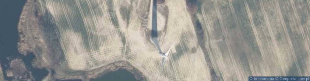 Zdjęcie satelitarne Turbina wiatrowa farmy wiatrowej "Kukinia I"