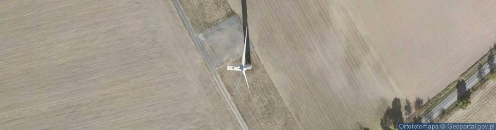 Zdjęcie satelitarne Turbina wiatrowa