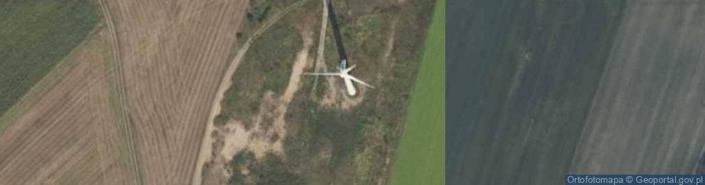 Zdjęcie satelitarne Turbina wiatrowa