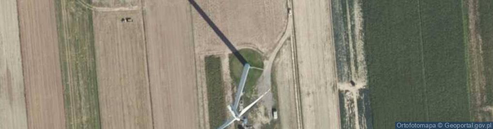 Zdjęcie satelitarne Turbina wiatrowa