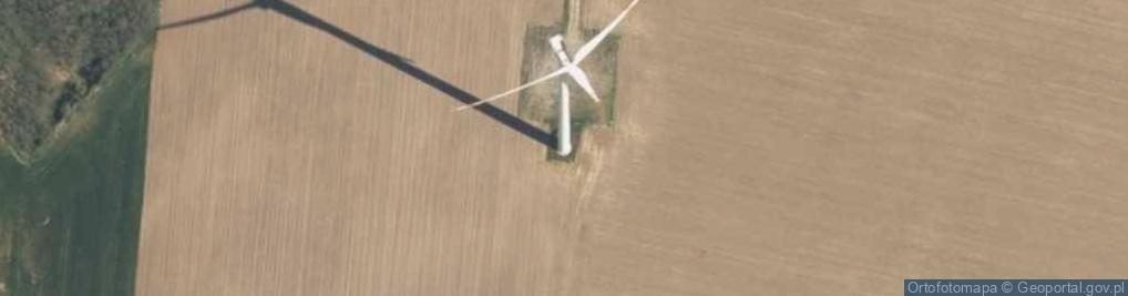 Zdjęcie satelitarne Turbina wiatrowa