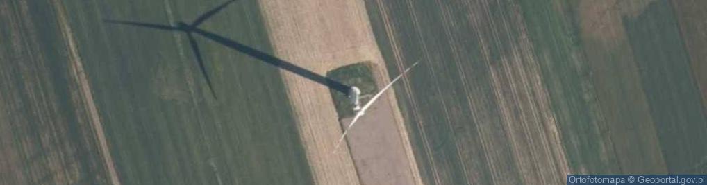 Zdjęcie satelitarne Turbina wiatrowa