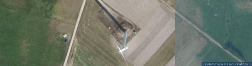 Zdjęcie satelitarne Turbina wiatrowa