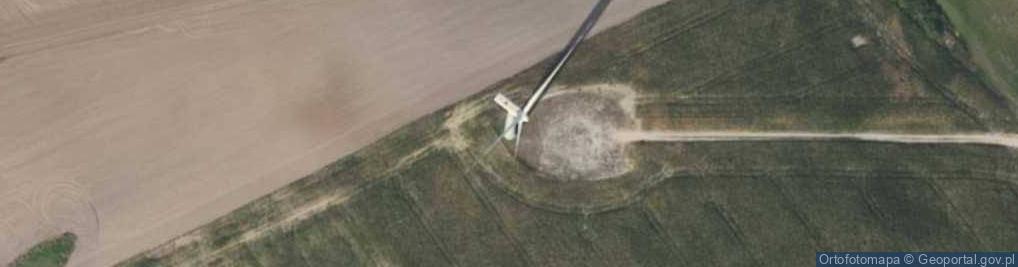 Zdjęcie satelitarne Turbina wiatrowa