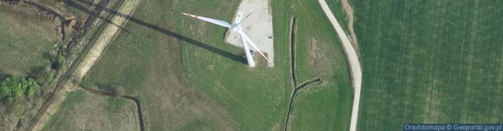 Zdjęcie satelitarne Turbina wiatrowa
