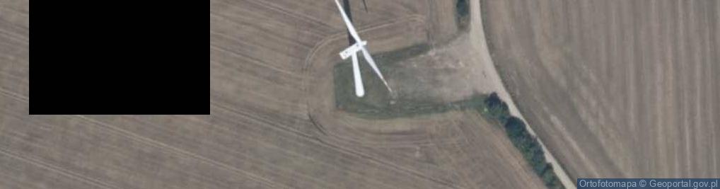 Zdjęcie satelitarne Turbina wiatrowa
