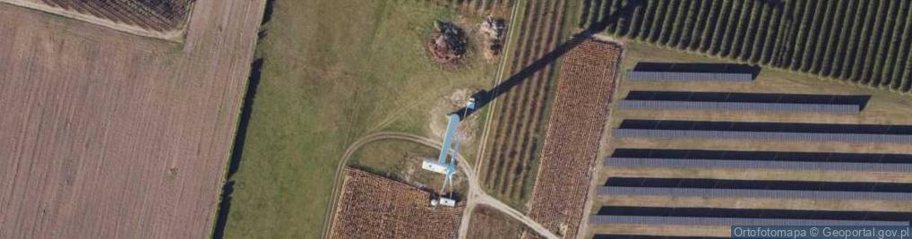 Zdjęcie satelitarne Turbina wiatrowa