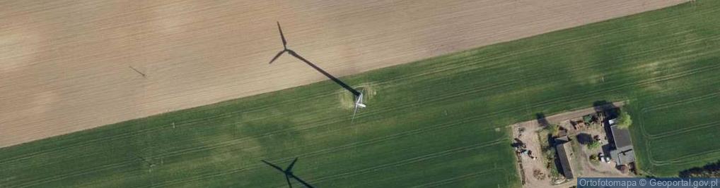 Zdjęcie satelitarne Turbina wiatrowa