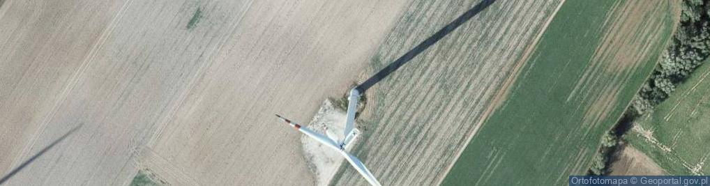 Zdjęcie satelitarne Turbina wiatrowa