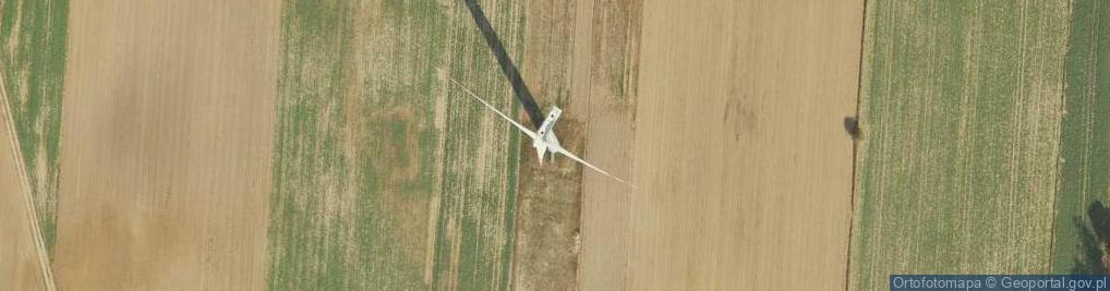 Zdjęcie satelitarne Turbina wiatrowa