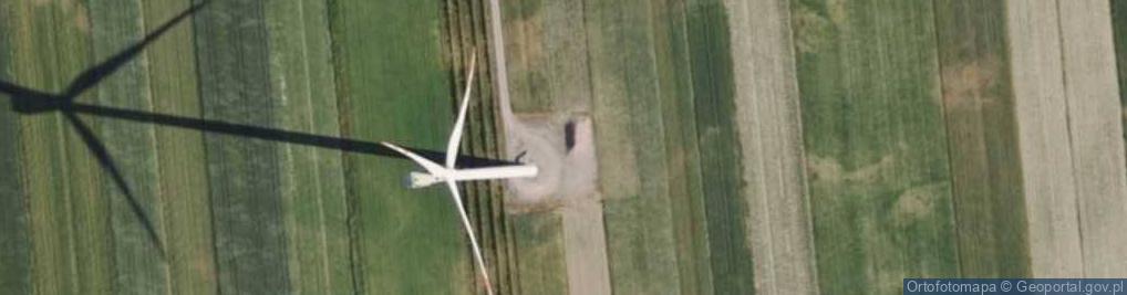 Zdjęcie satelitarne Turbina wiatrowa