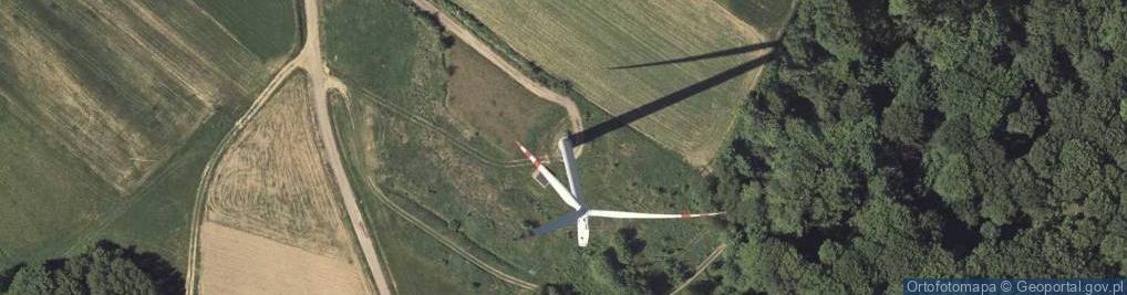 Zdjęcie satelitarne Turbina wiatrowa