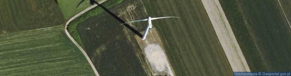 Zdjęcie satelitarne Turbina wiatrowa