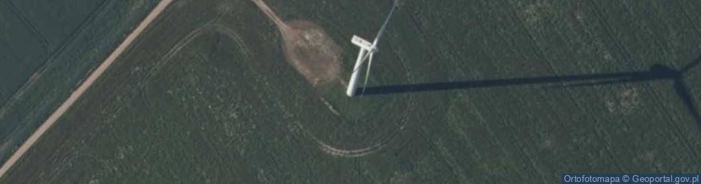 Zdjęcie satelitarne Turbina wiatrowa