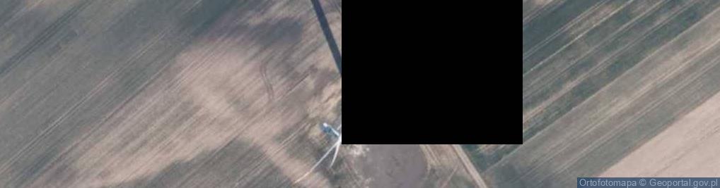 Zdjęcie satelitarne Wiatrowa farmy wiatrowej - Banie