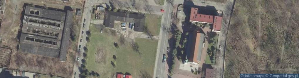 Zdjęcie satelitarne Eldi. Hurtownia elektryczna