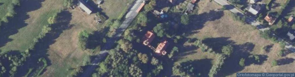Zdjęcie satelitarne Dawny kościół ewangelicki w Opaleńcu