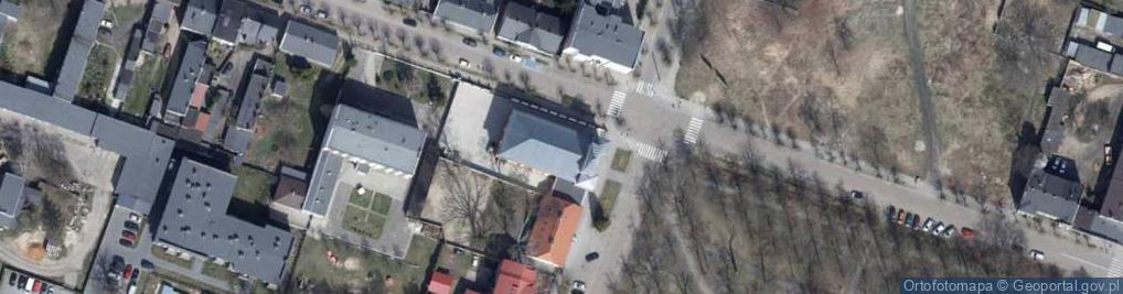 Zdjęcie satelitarne Zabytkowy Kościół Ewangelicko - Augsburski